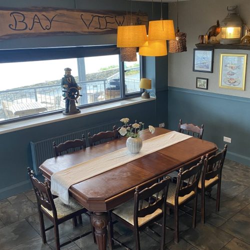 Dine of play poker at this stunning antique table with the best views in Ireland