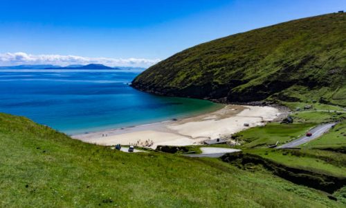 The beautiful Keem bay at Achill Island, in Co. Mayo, Ireland.